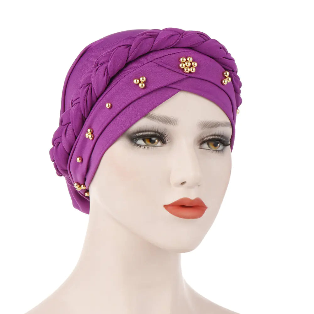 Single Color Gold Pearl Whip Cap