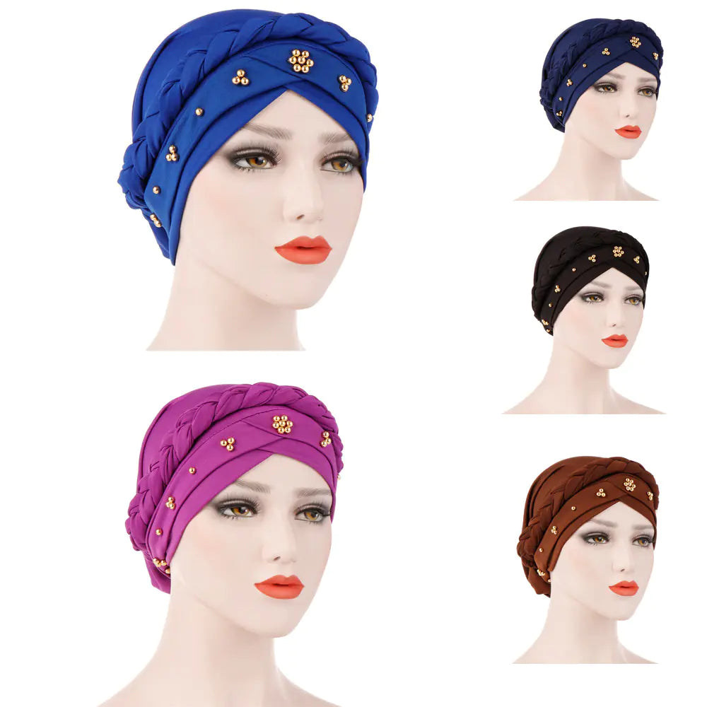 Single Color Gold Pearl Whip Cap