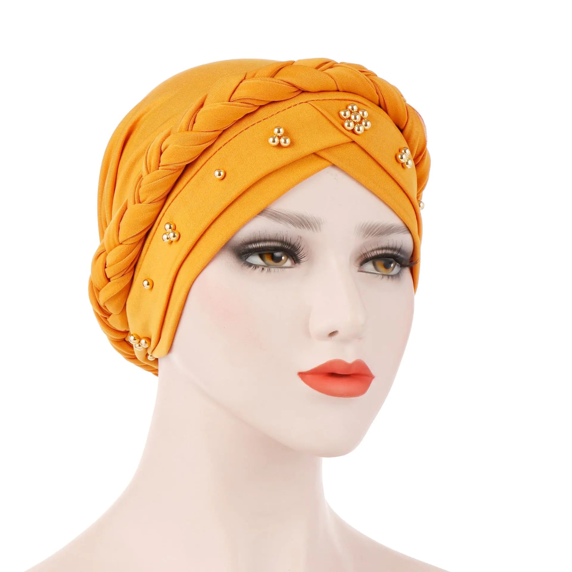 Single Color Gold Pearl Whip Cap