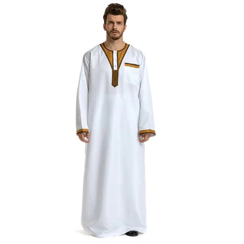 Long-Sleeved Hui Robe for Men