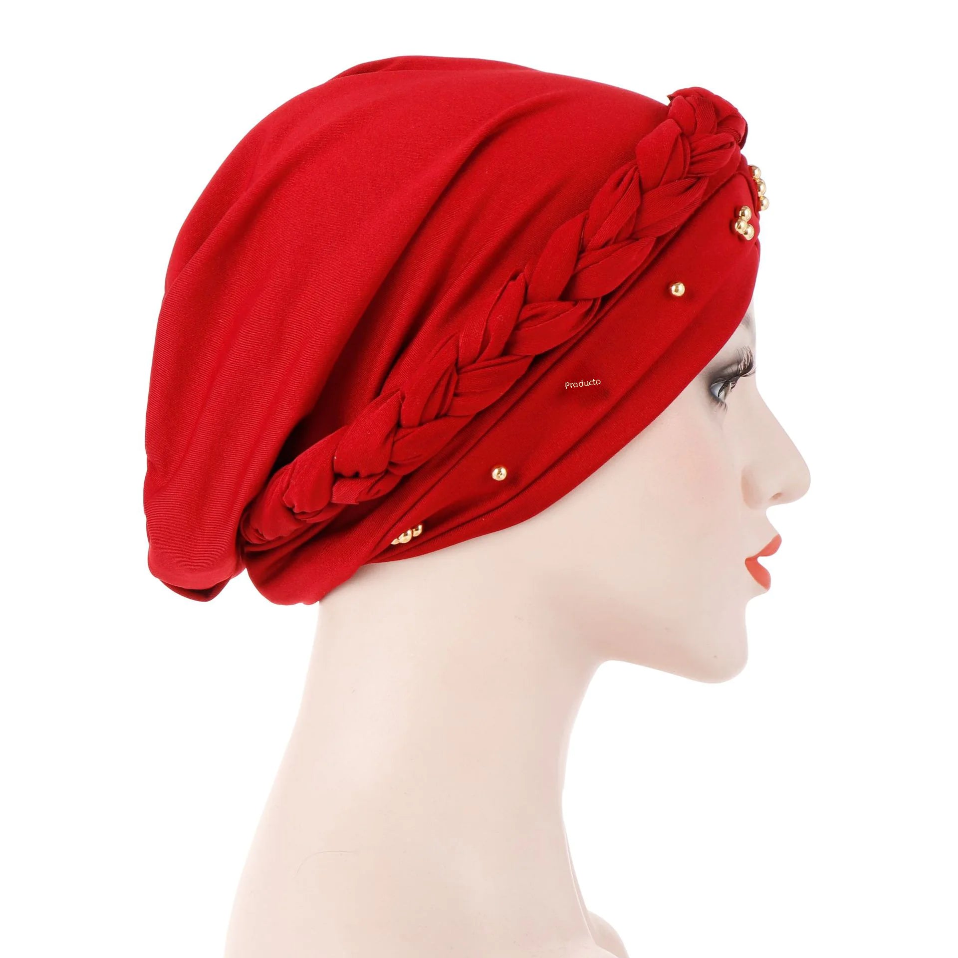 Single Color Gold Pearl Whip Cap