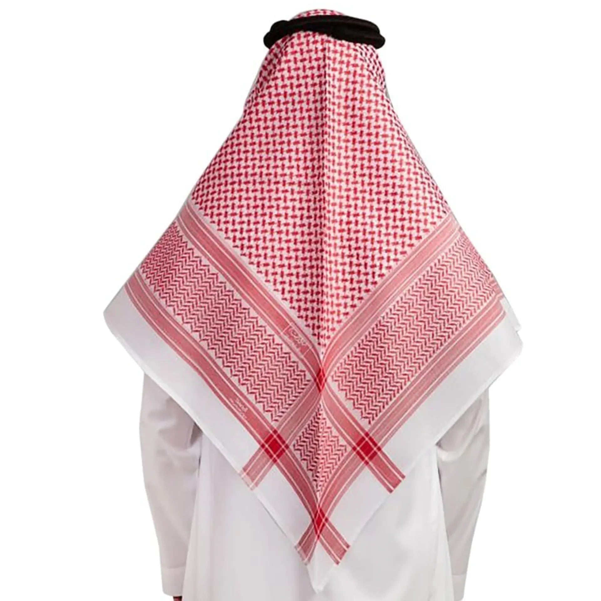Headscarf Set with Wave Stripe Design
