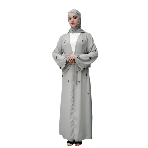 2019 Fashion Dubai Handcrafted Embroidered Islamic Robe