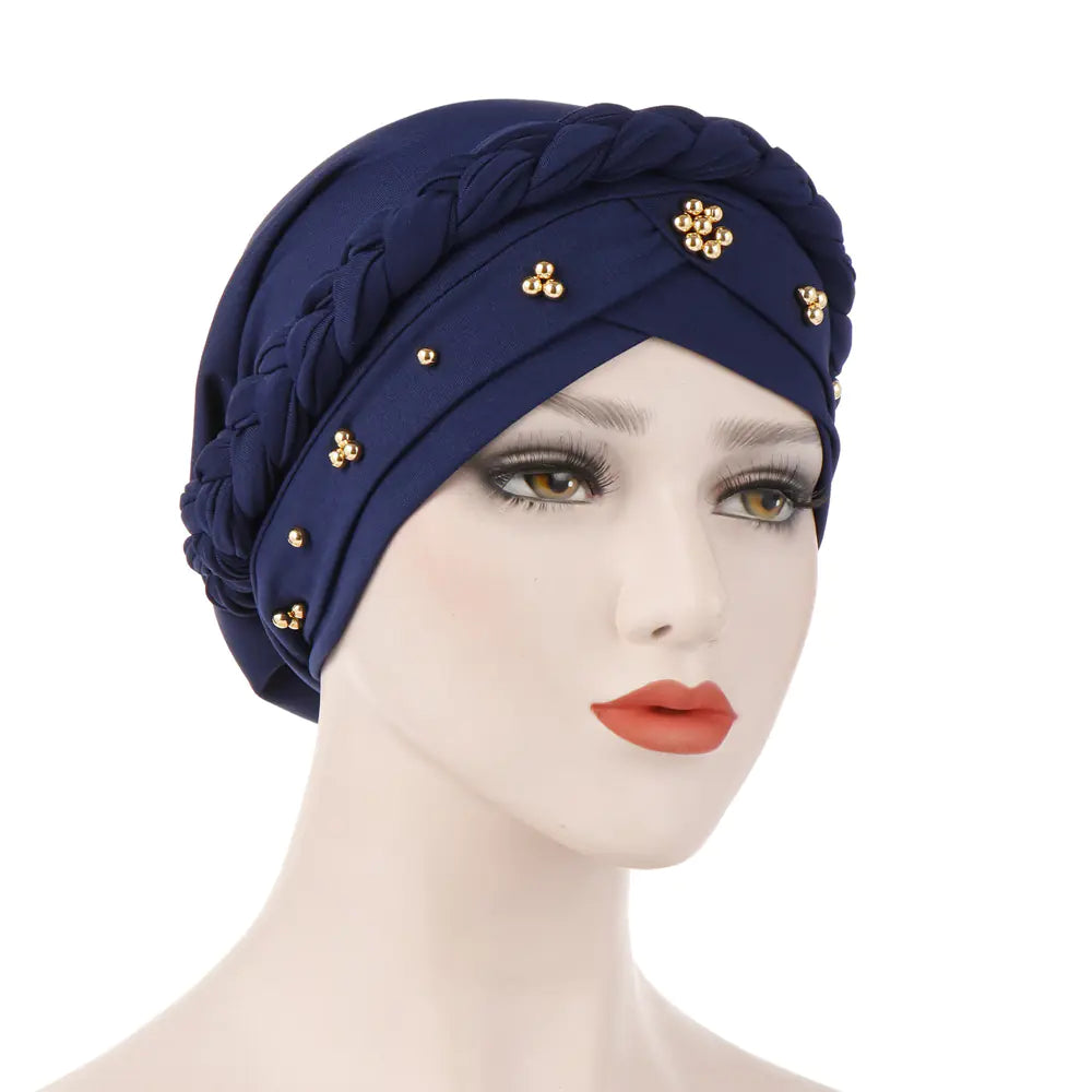 Single Color Gold Pearl Whip Cap