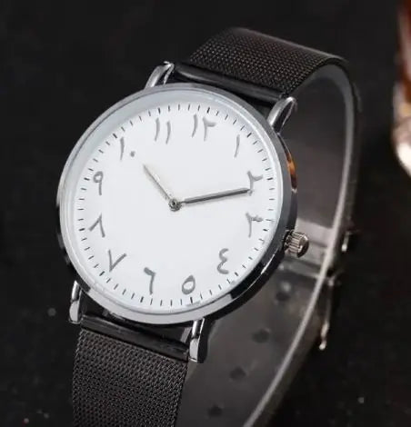 Women's Arabic Numbers Quartz Watch