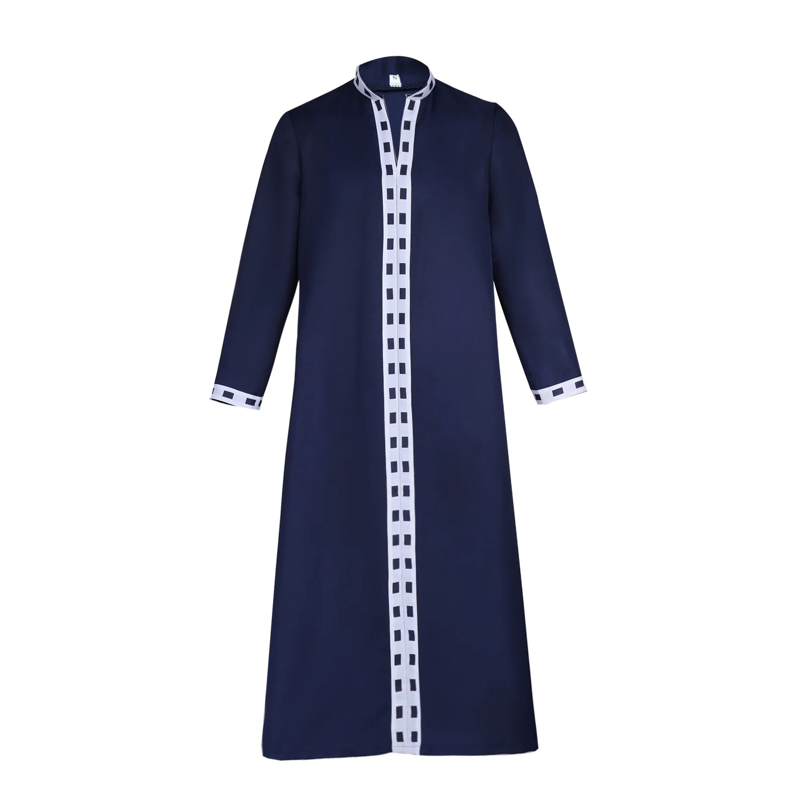Muslim Long Sleeve Solid Color Casual Robe