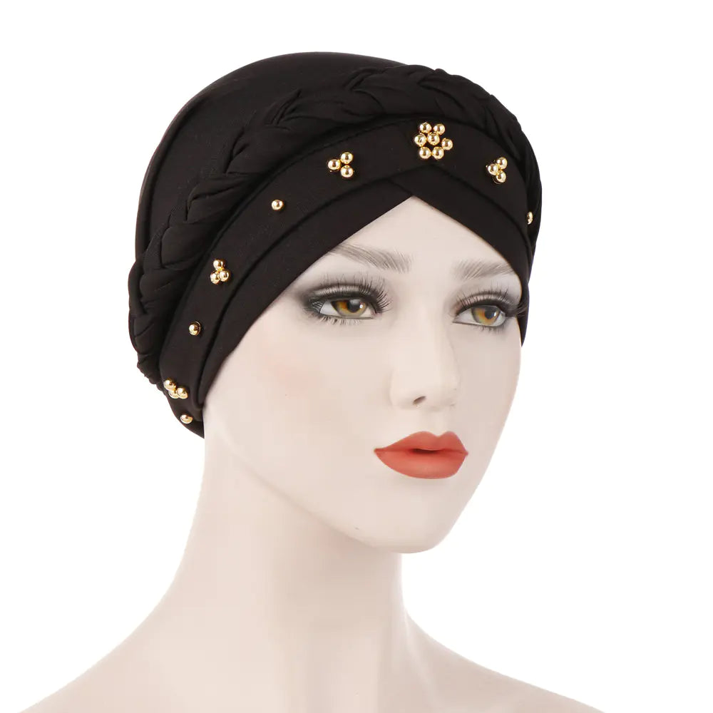 Single Color Gold Pearl Whip Cap