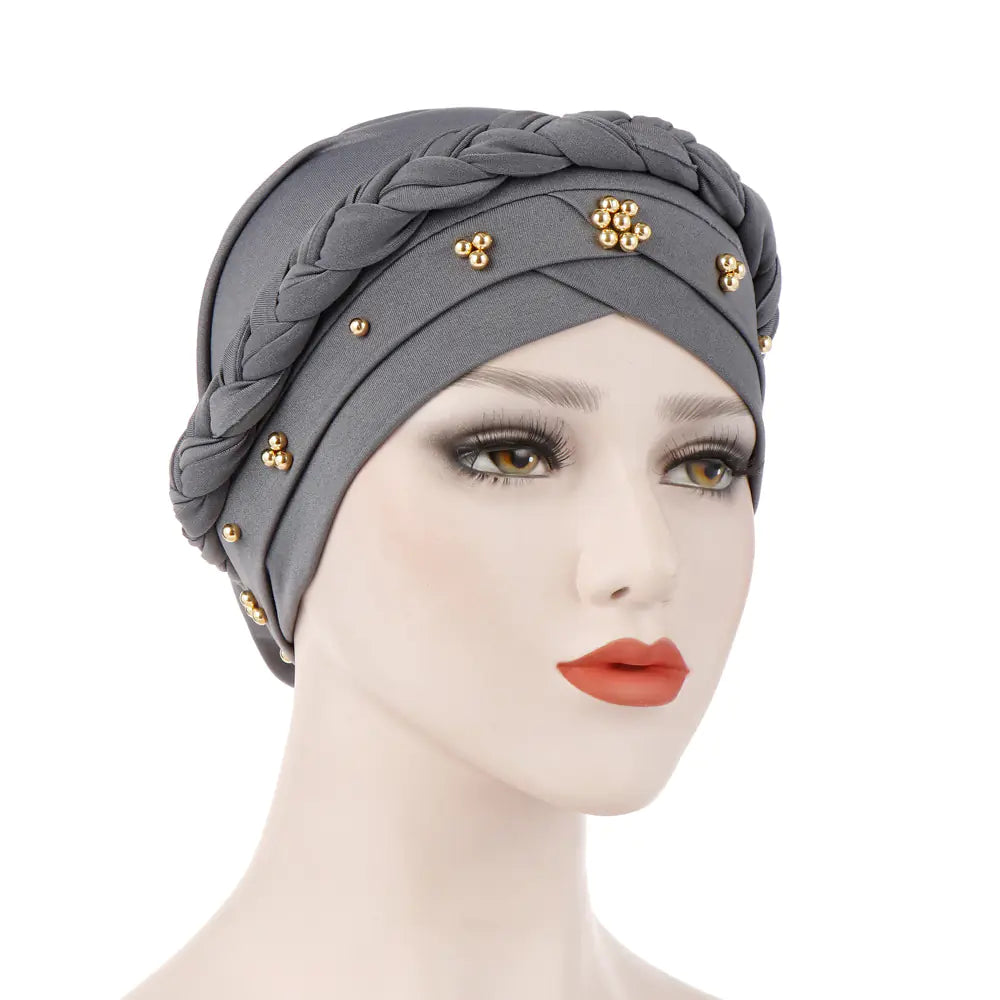 Single Color Gold Pearl Whip Cap