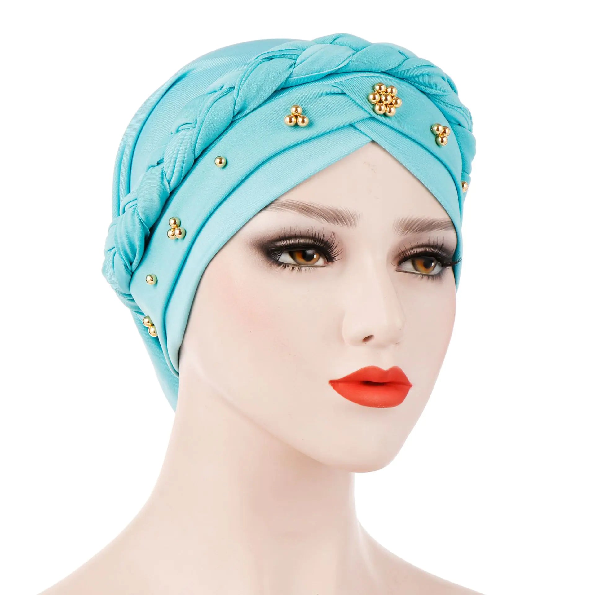 Single Color Gold Pearl Whip Cap